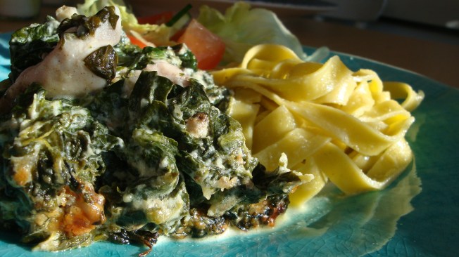 Lenas spenatkyckling